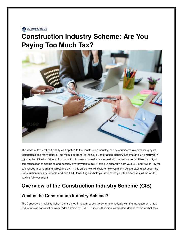 construction industry scheme are you paying