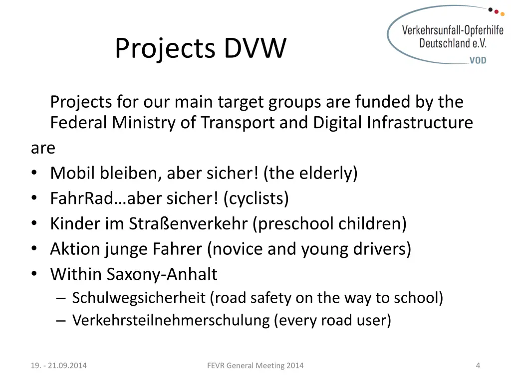 projects dvw