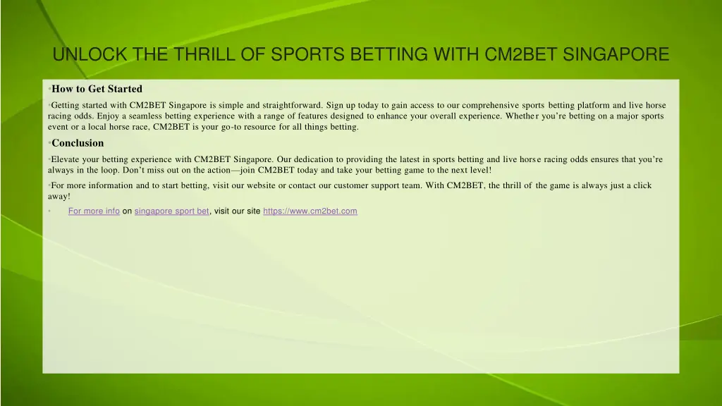 unlock the thrill of sports betting with cm2bet 1