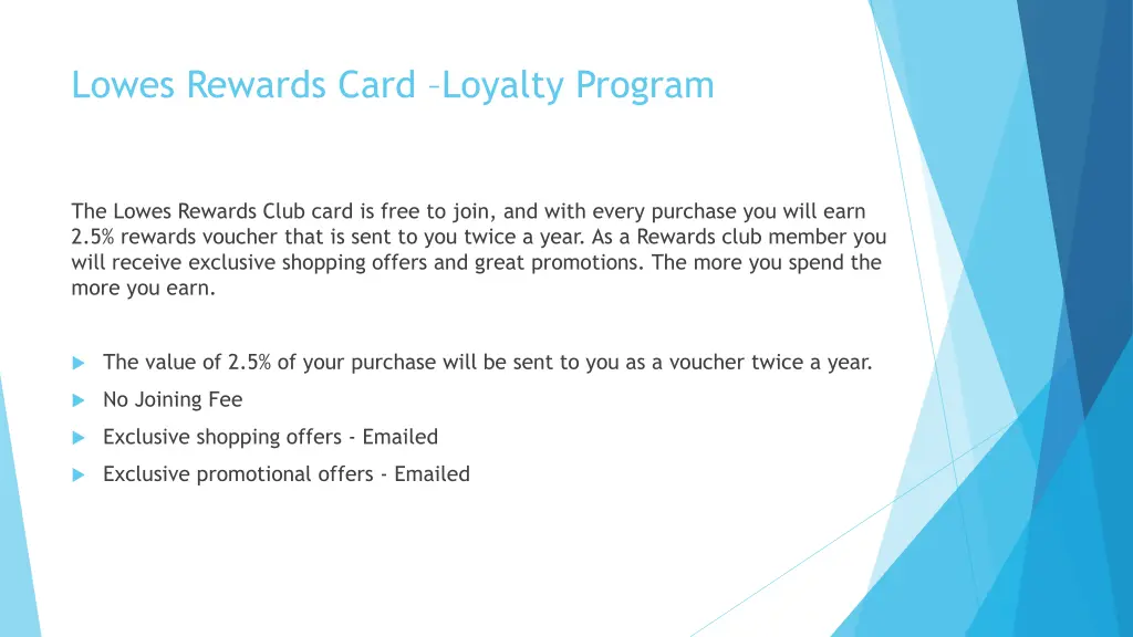 lowes rewards card loyalty program