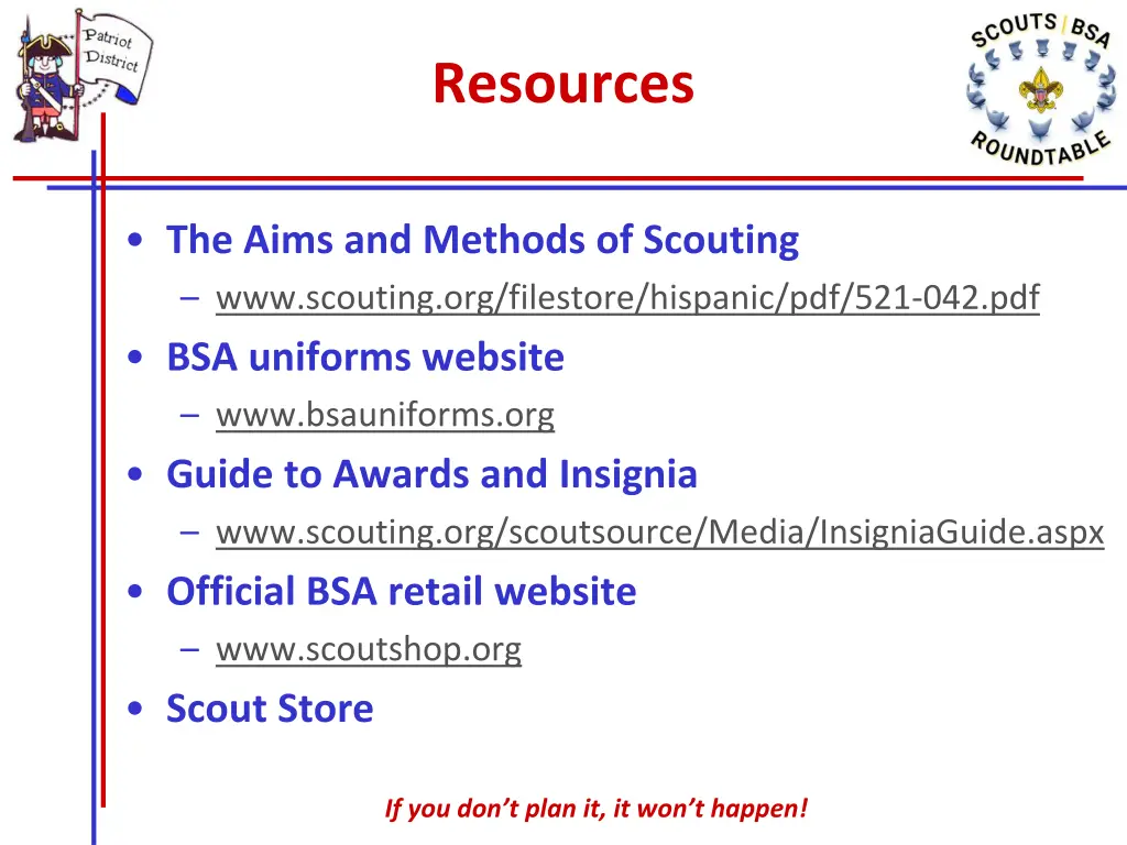 resources