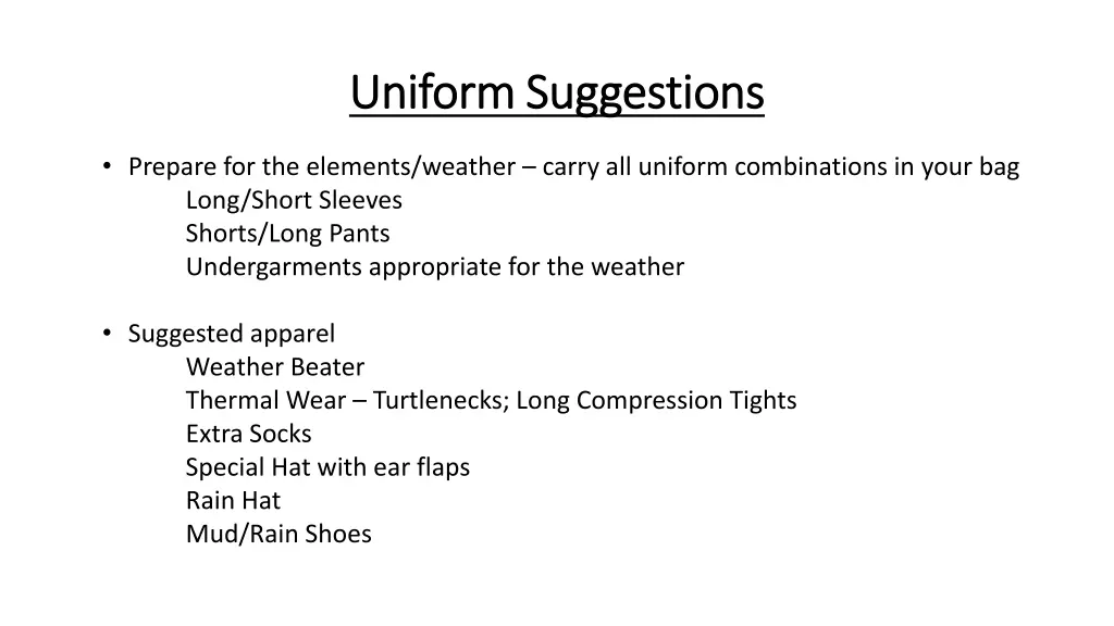 uniform suggestions uniform suggestions