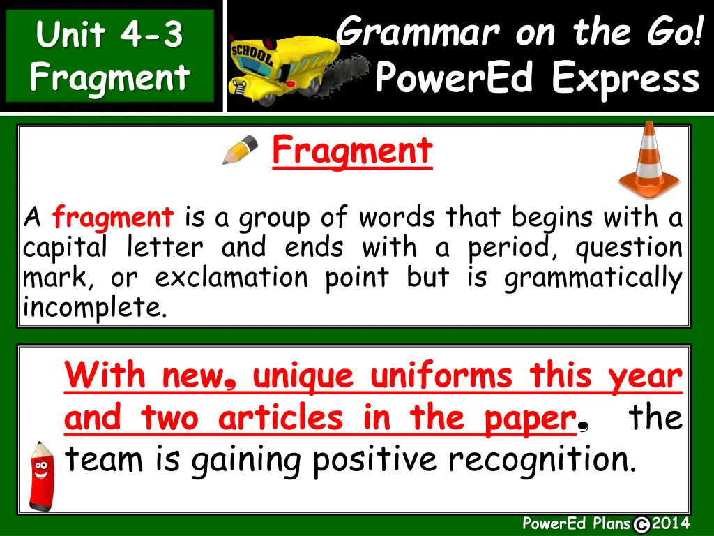 grammar on the go powered express 4