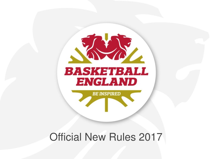 official new rules 2017