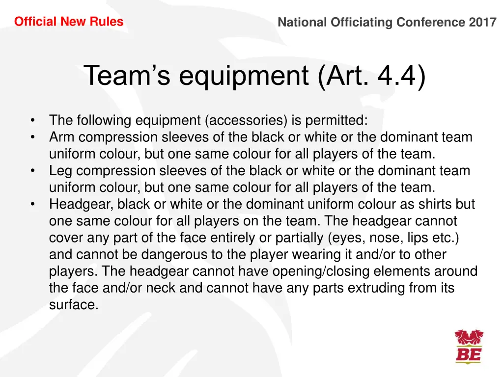 official new rules 3