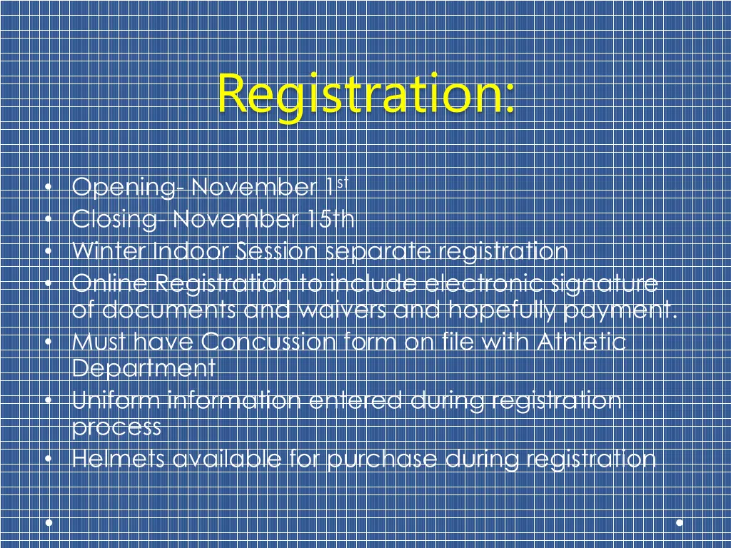 registration