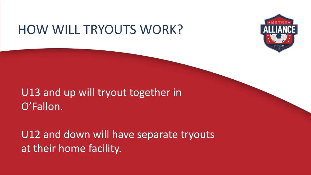 how will tryouts work