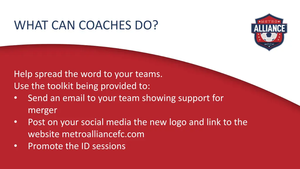 what can coaches do