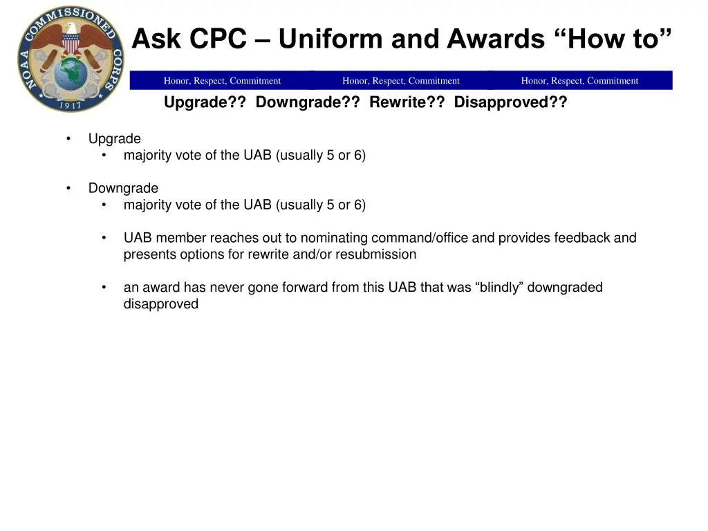 ask cpc uniform and awards how to 3