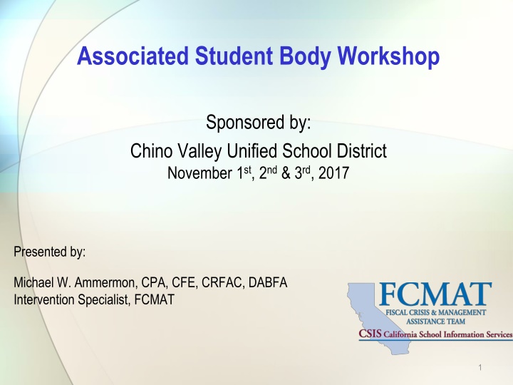 associated student body workshop