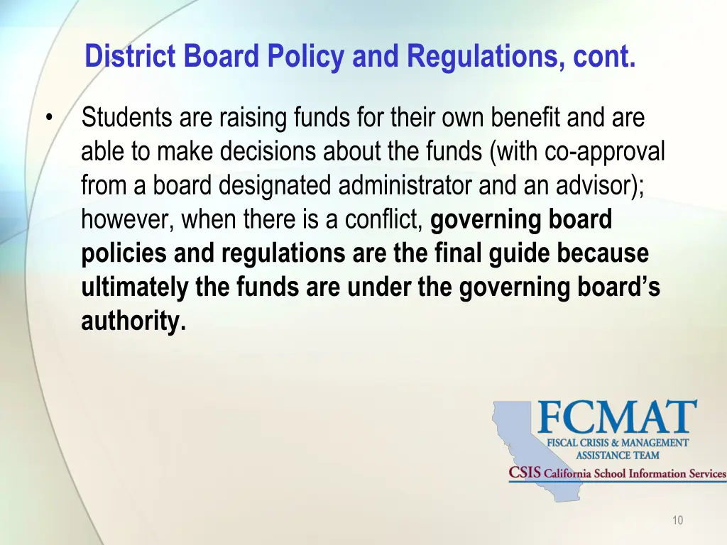 district board policy and regulations cont 4