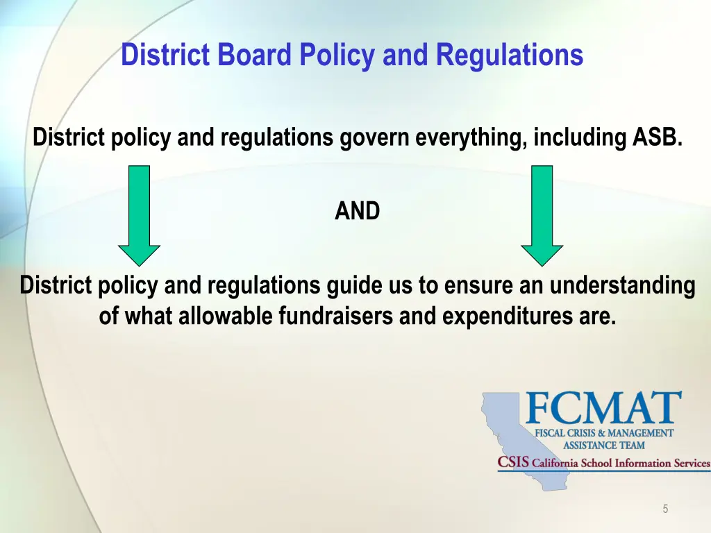 district board policy and regulations