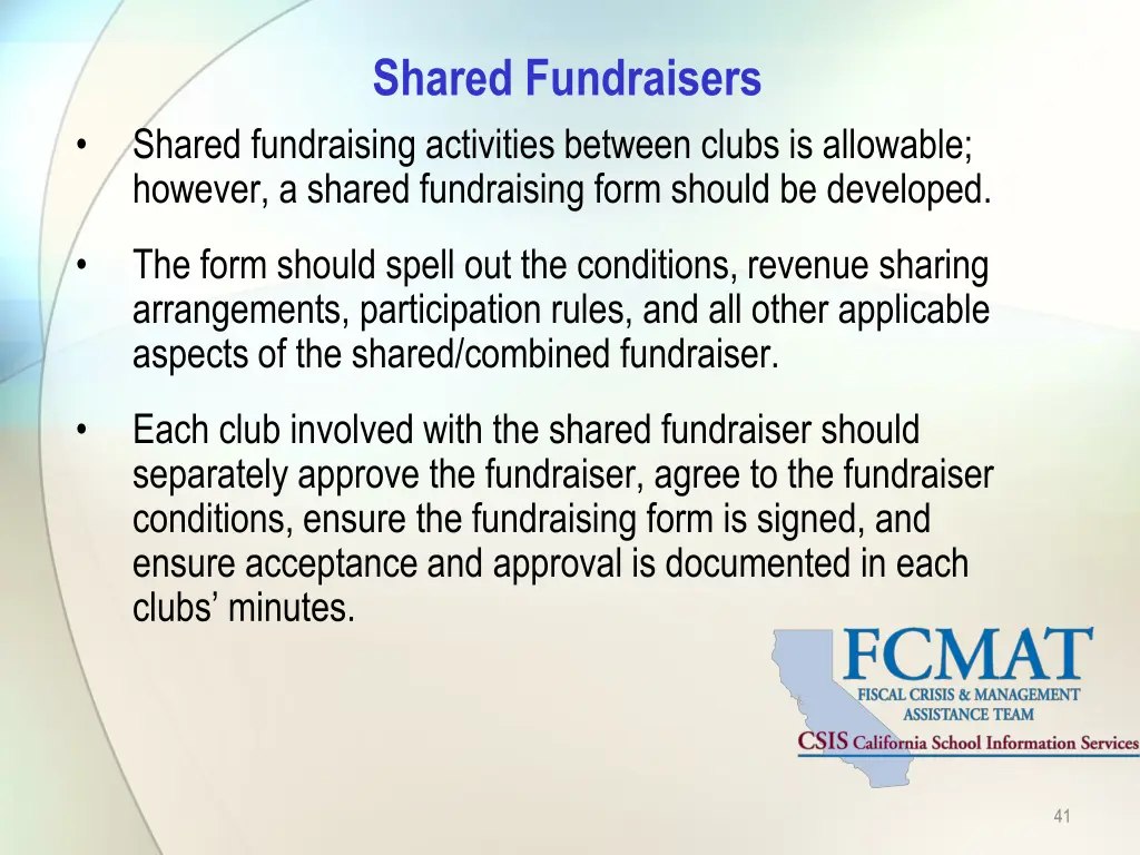 shared fundraisers