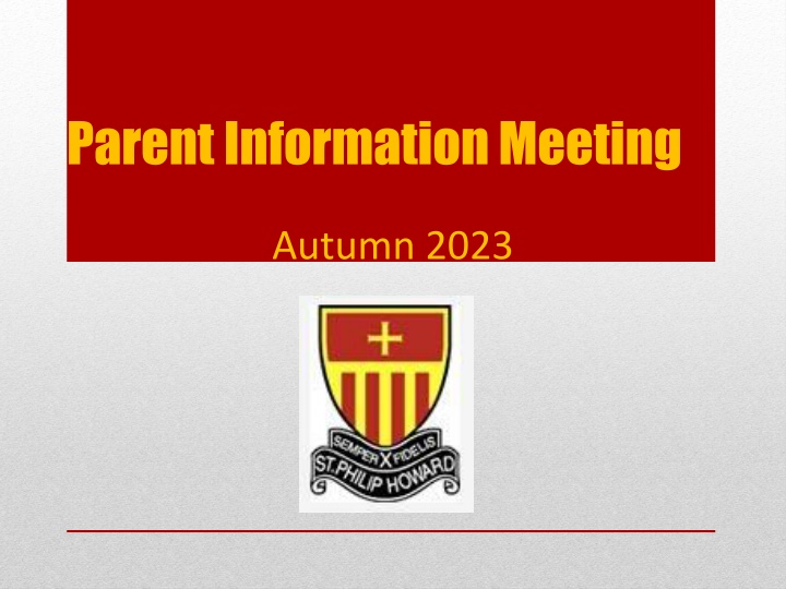 parent information meeting