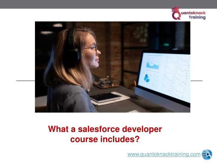 what a salesforce developer course includes