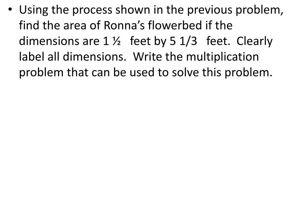 using the process shown in the previous problem