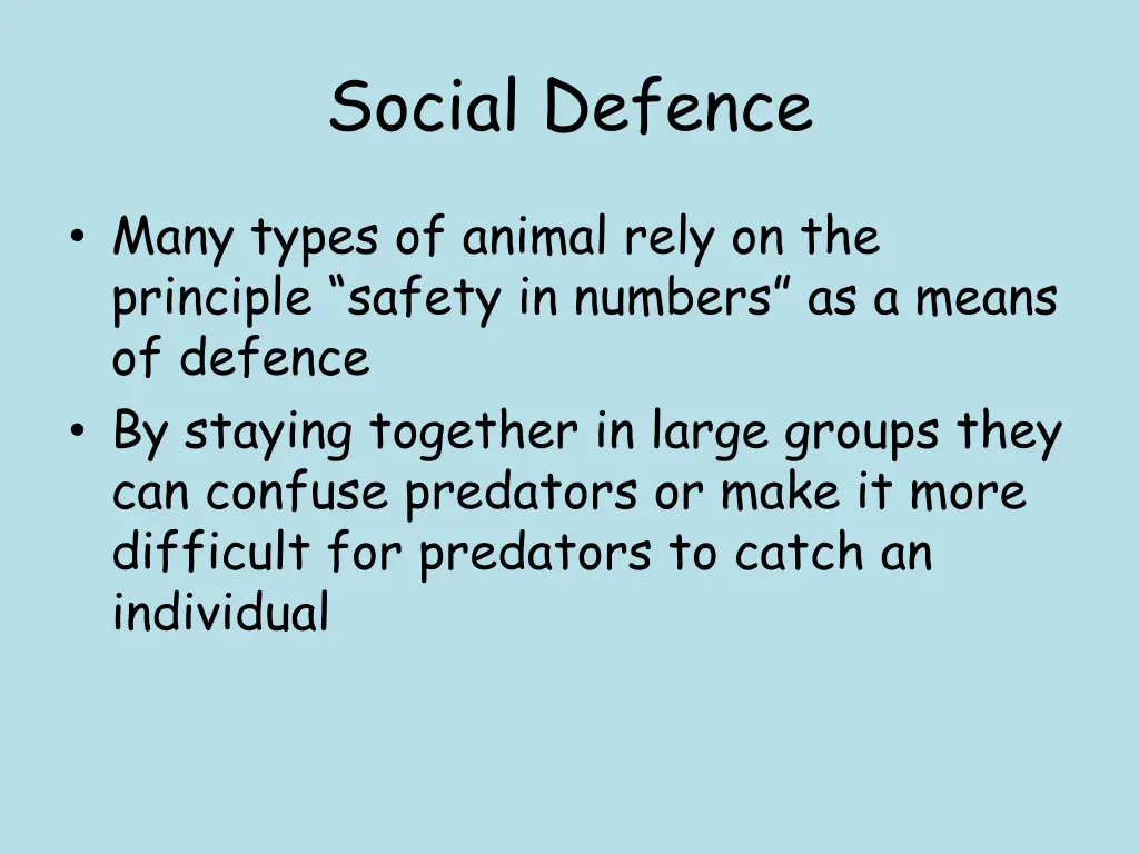 social defence