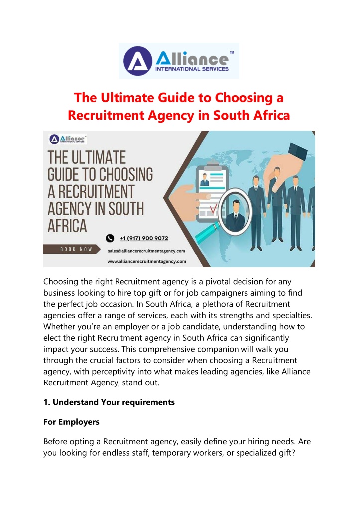 the ultimate guide to choosing a recruitment