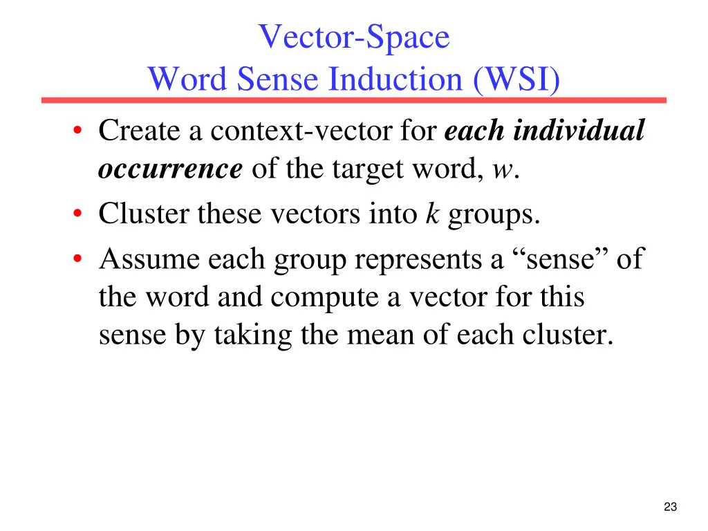 vector space