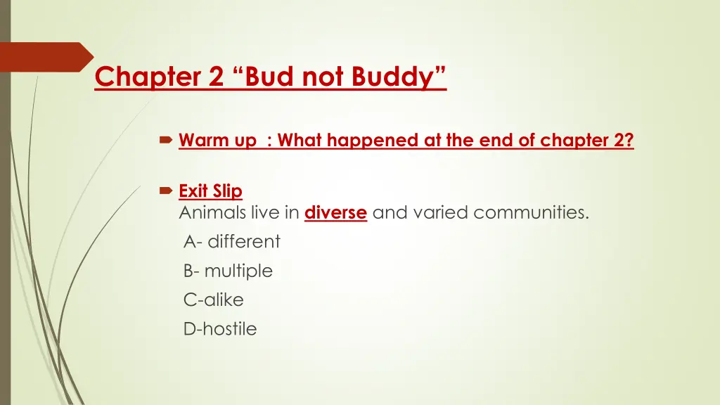 chapter 2 bud not buddy