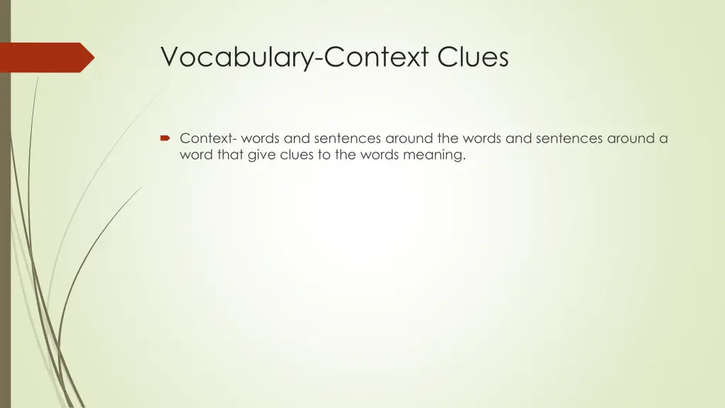 vocabulary context clues