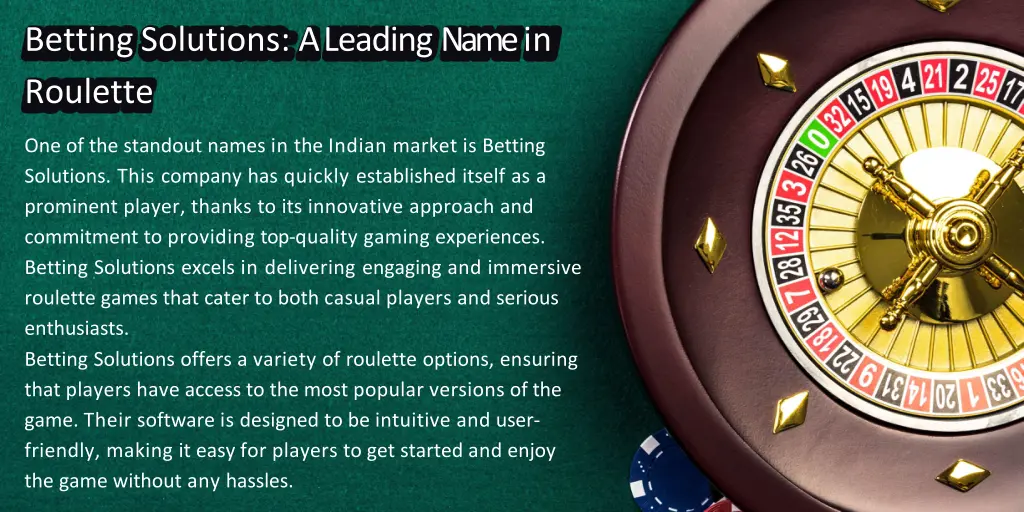 betting solutions a leading name in roulette