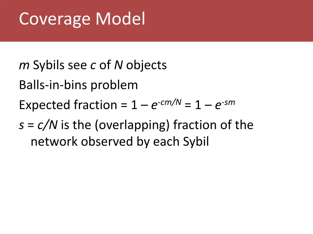 click to edit master title style coverage model