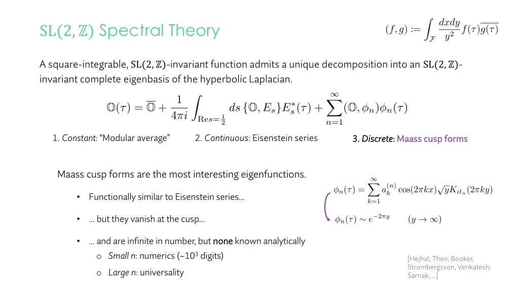 sl 2 spectral theory 6