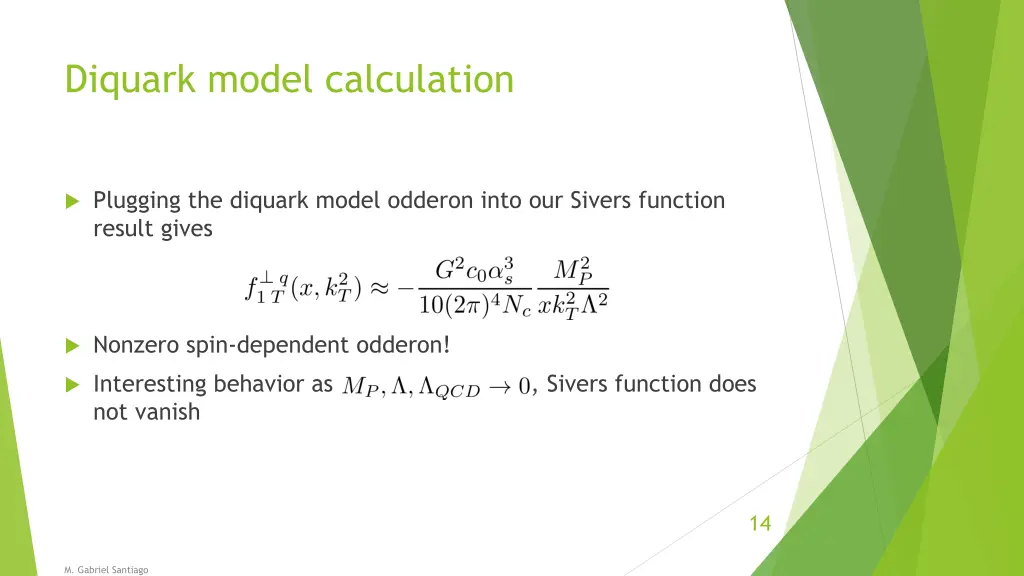 diquark model calculation 1