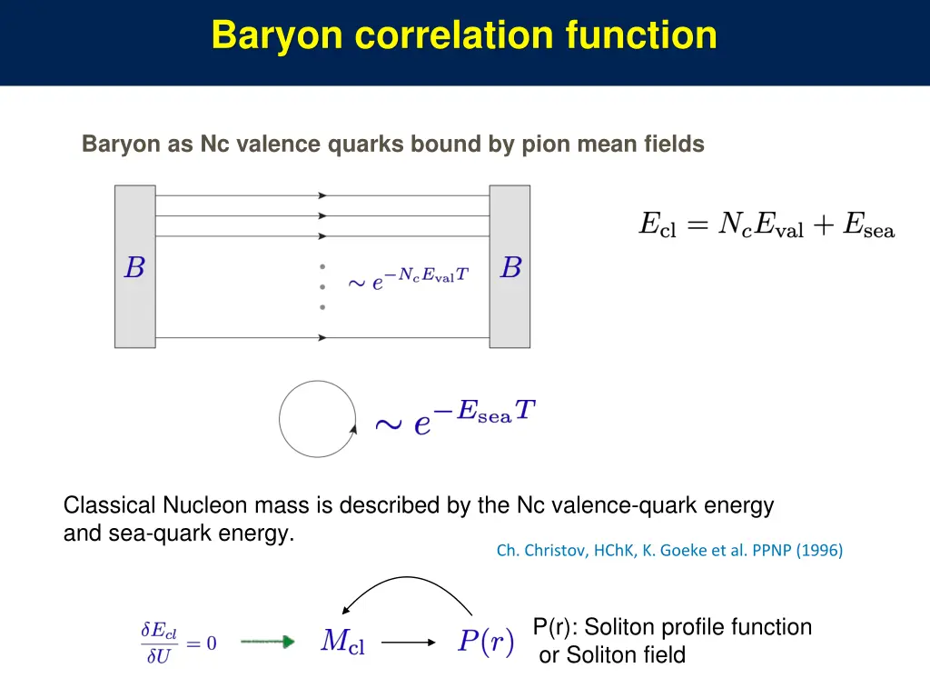 baryon correlation function 1