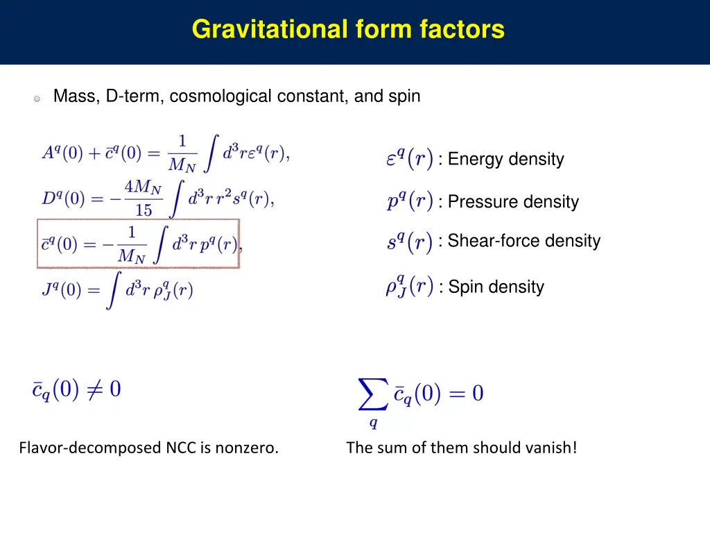 gravitational form factors 2