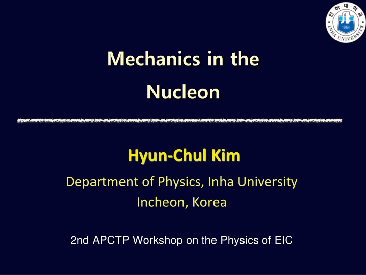 mechanics in the nucleon