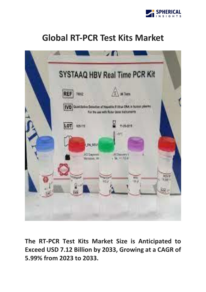 global rt pcr test kits market