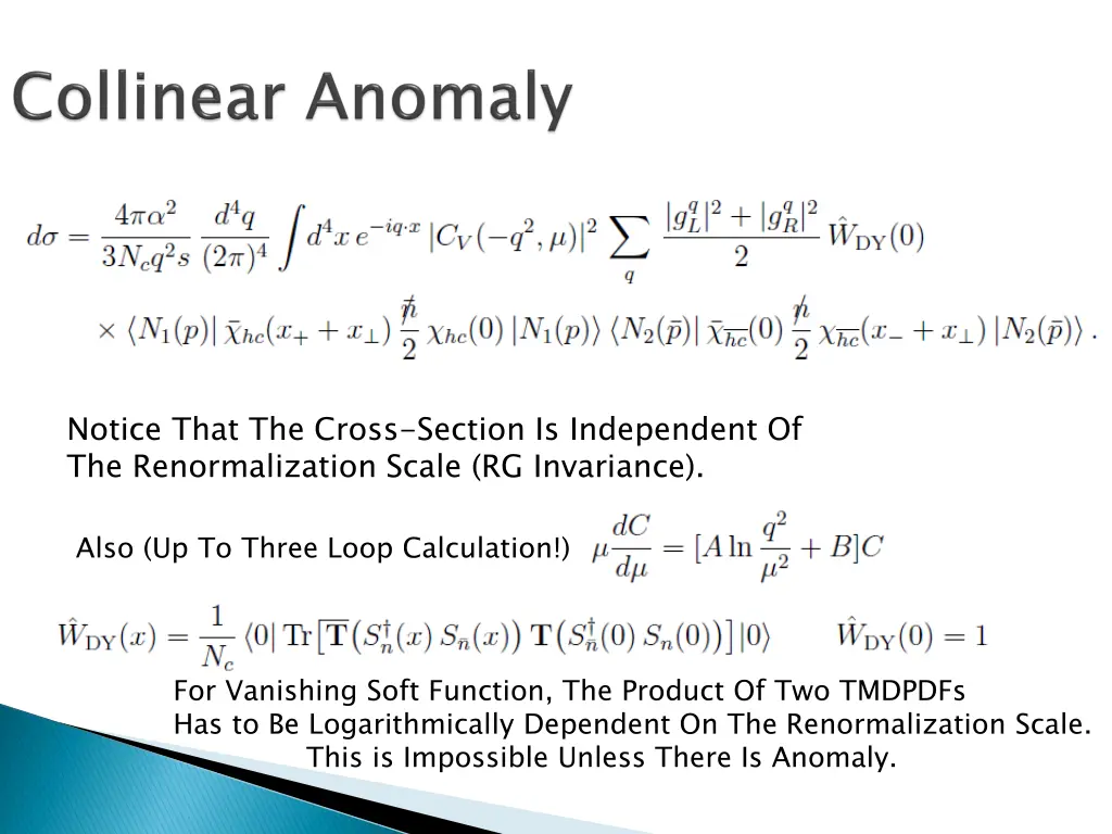 notice that the cross section is independent