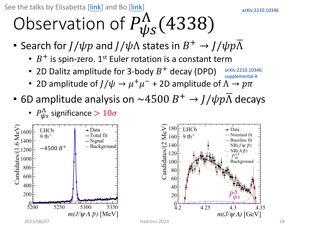 see the talks by elisabetta link and bo link 1