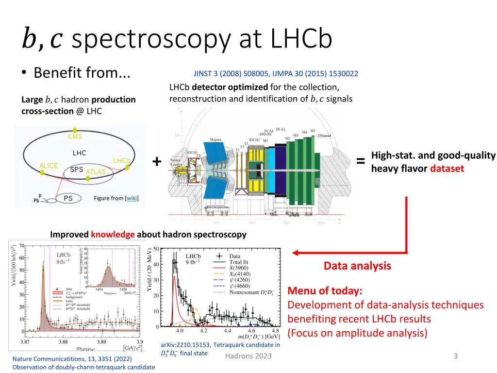 spectroscopy at lhcb benefit from lhcb detector