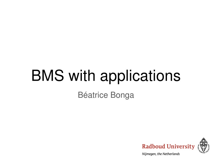 bms with applications