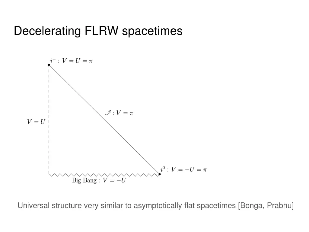 decelerating flrw spacetimes