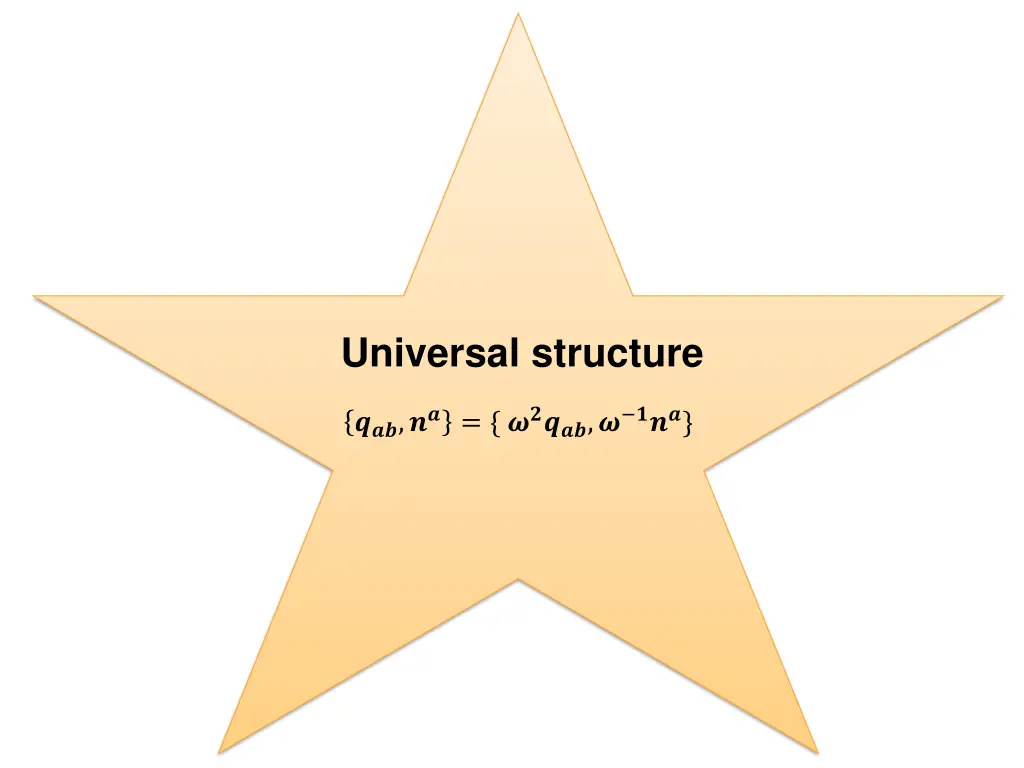 universal structure