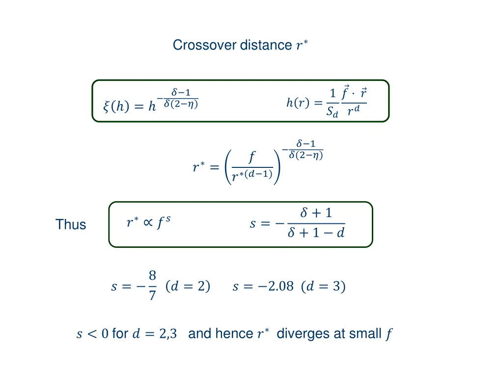 crossover distance