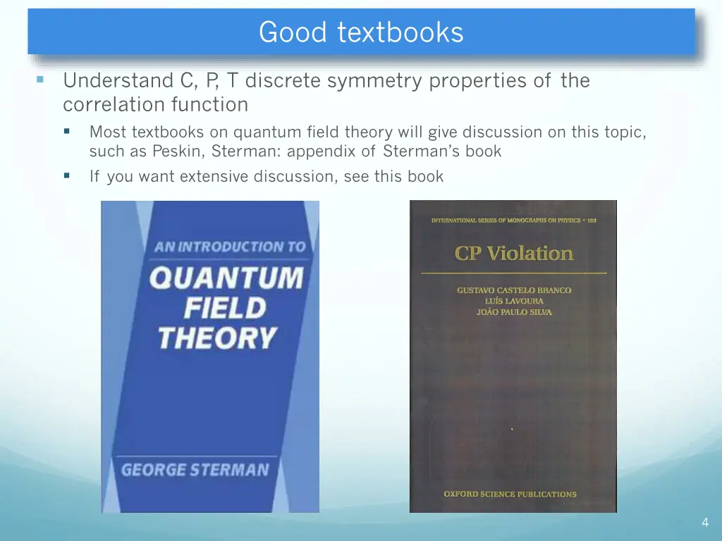 good textbooks