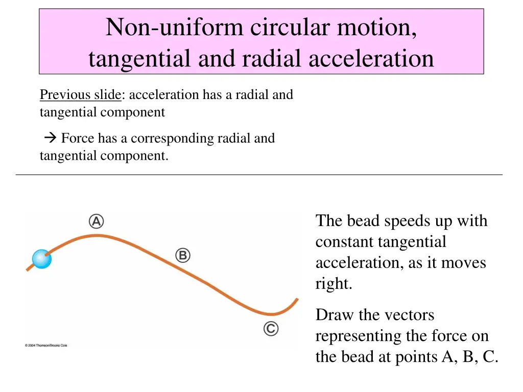 non uniform circular motion tangential and radial 1