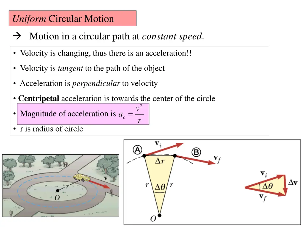 uniform circular motion