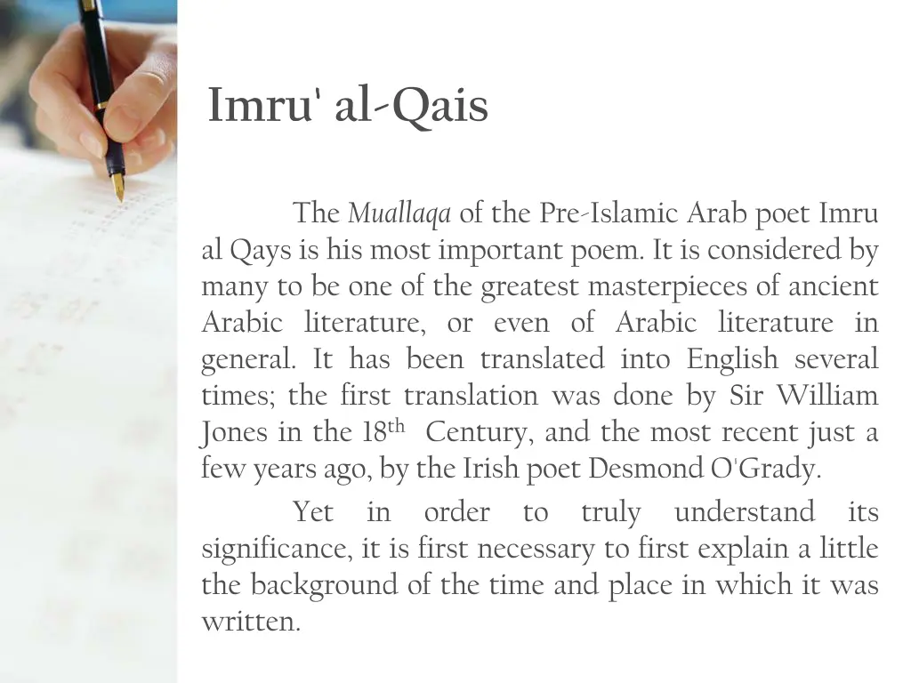 imru al qais