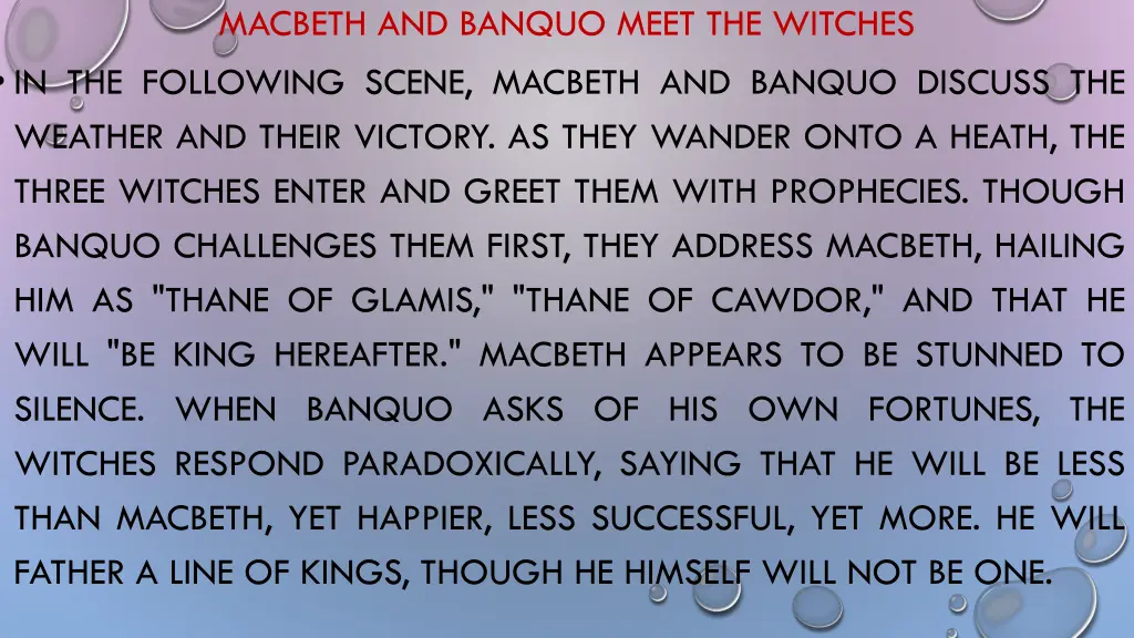 macbeth and banquo meet the witches