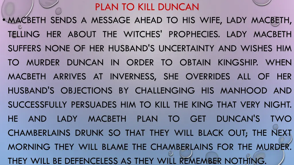 plan to kill duncan