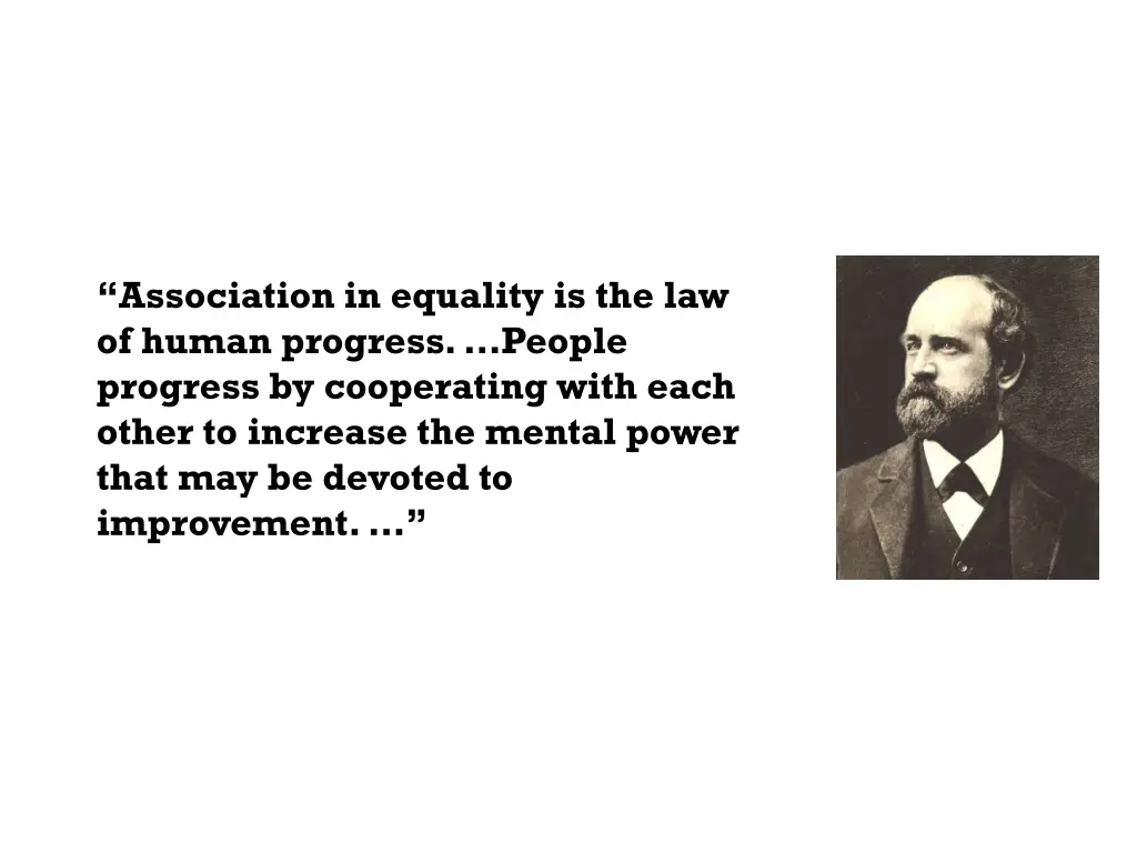 association in equality is the law of human