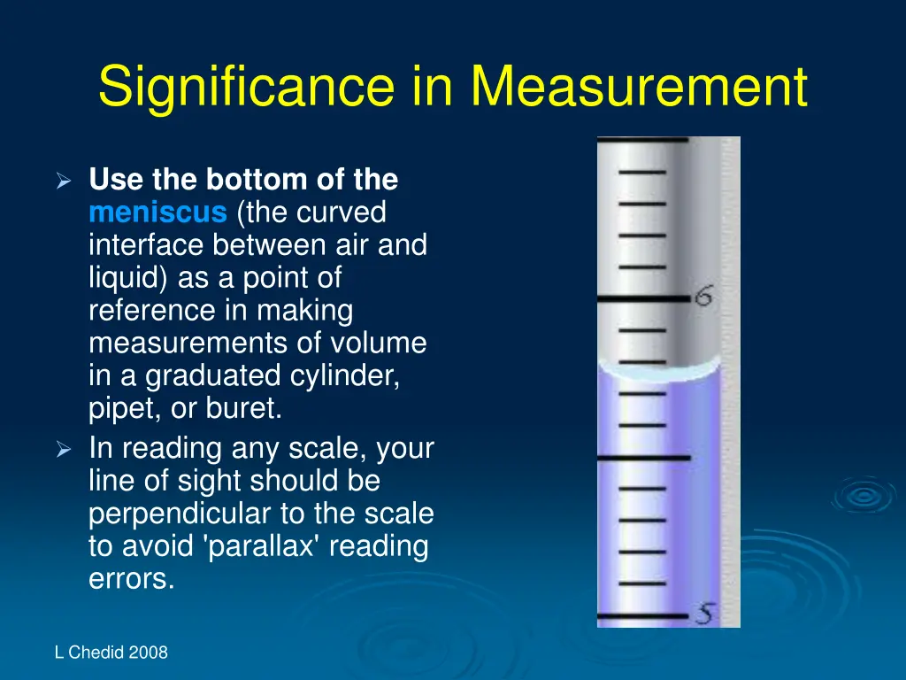 significance in measurement 10