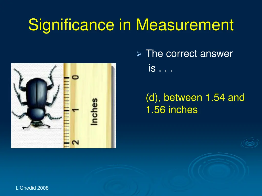 significance in measurement 3