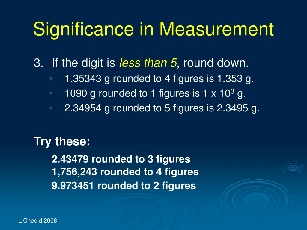 significance in measurement 39